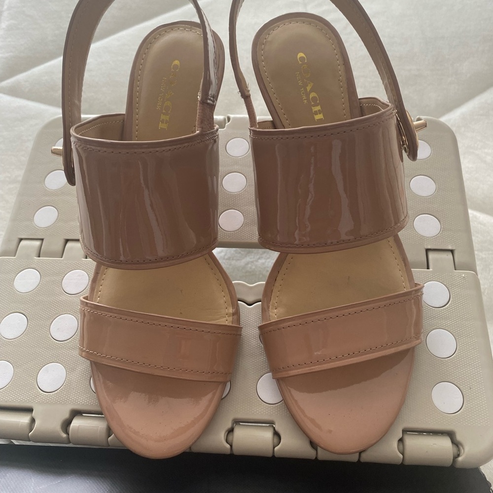 Coach Marla Patent Leather Sandals